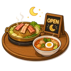 โปรโมทร้านอาหารเปิดดึก ร้านอาหารกลางคืน ร้านอาหารดึก ใกล้ฉัน กรุงเทพ ใกล้ลาดพร้าว