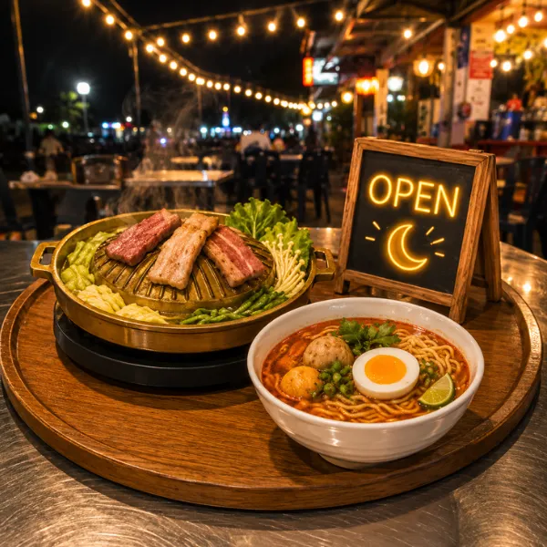 โปรโมทร้านอาหารปิดดึก ร้านอาหารเปิดกลางคืน ใกล้ลาดพร้าว