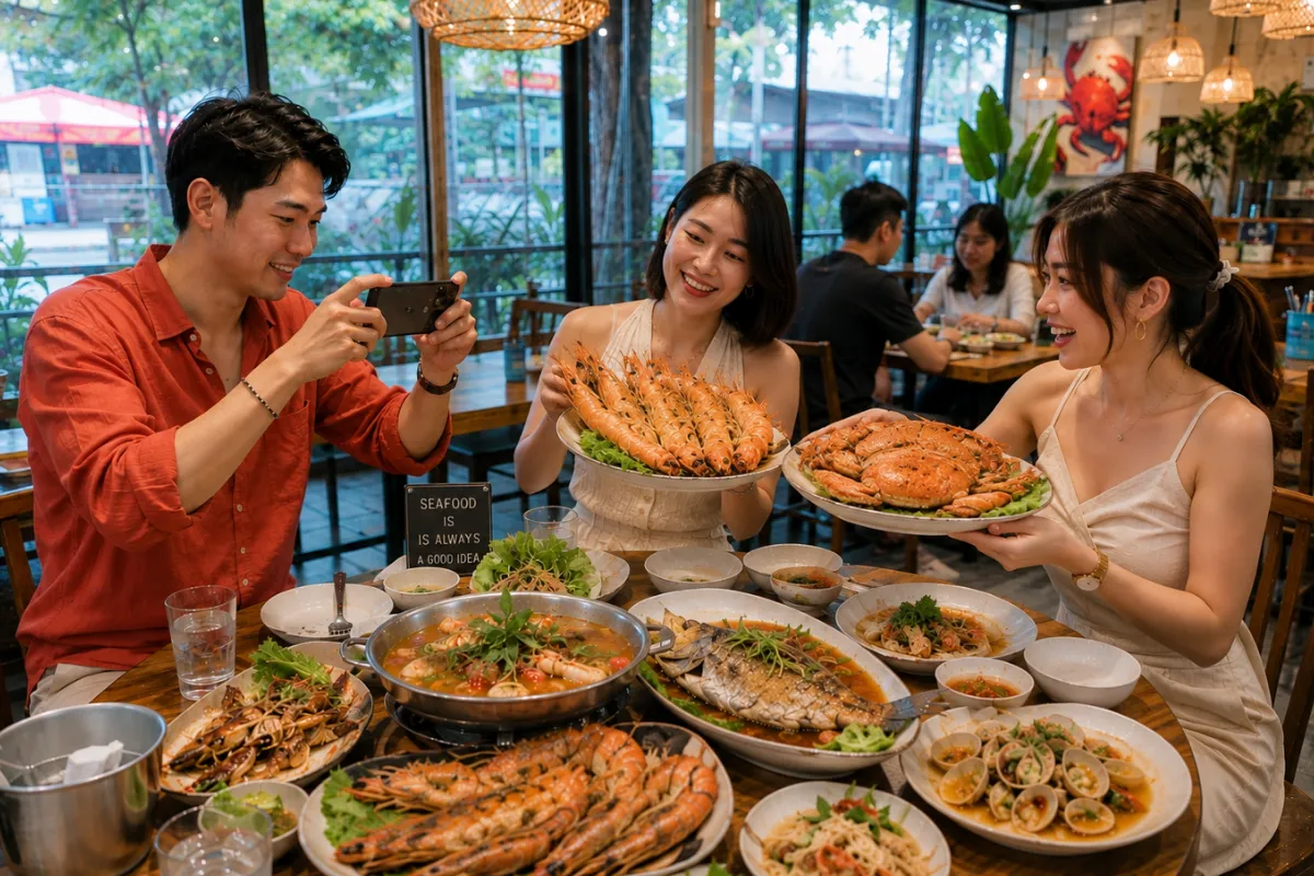 โปรโมทร้านอาหารทะเลเปิดใหม่ ใกล้ลาดพร้าว ลาดพร้าว.com